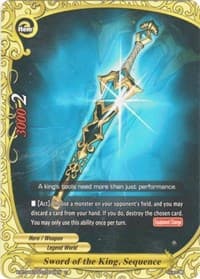 Sword of the King, Sequence - New World Chaos - Future Card BuddyFight card
