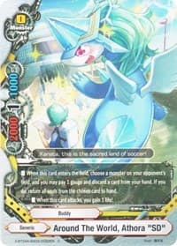 Around the World, Athora "SD" - New World Chaos - Future Card BuddyFight card
