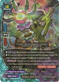 Autodeity Great Sorcery, CHAOS Yersinieas - New World Chaos - Future Card BuddyFight card