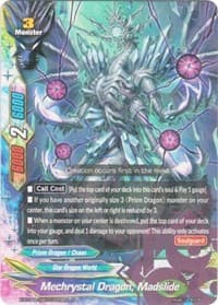 Mechrystal Dragon, Madslide - New World Chaos - Future Card BuddyFight card