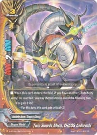 Twin Swords Mech, CHAOS Andorochi - New World Chaos - Future Card BuddyFight card