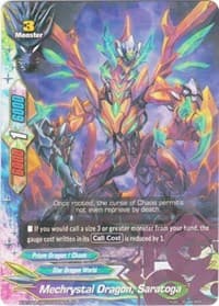 Mechrystal Dragon, Saratoga - New World Chaos - Future Card BuddyFight card