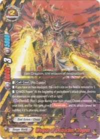 Weapon of Destruction, Dragoon - New World Chaos - Future Card BuddyFight card