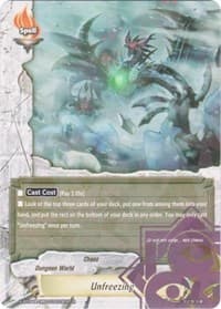 Unfreezing - New World Chaos - Future Card BuddyFight card