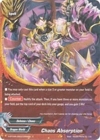 Chaos Absorption - New World Chaos - Future Card BuddyFight card