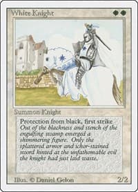 White Knight - Revised Edition - Magic: The Gathering card