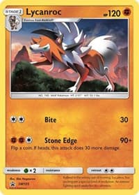 Lycanroc - SM105 - SM Promos - Pokemon card