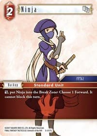 Ninja (Fire) - Opus V - Final Fantasy TCG card