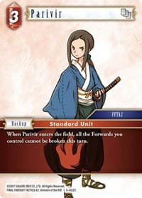 Parivir - Opus V - Final Fantasy TCG card