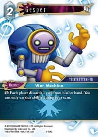 Gesper - Opus V - Final Fantasy TCG card