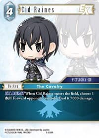 Cid Raines EX - Opus V - Final Fantasy TCG card