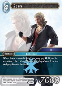 Snow - Opus V - Final Fantasy TCG card