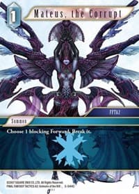 Mateus, the Corrupt - Opus V - Final Fantasy TCG card