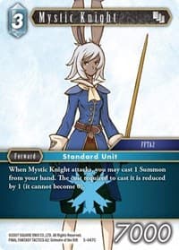 Mystic Knight - Opus V - Final Fantasy TCG card