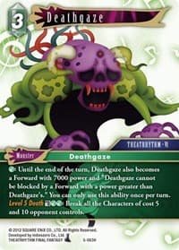 Deathgaze - Opus V - Final Fantasy TCG card