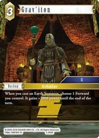 Grav'iton - Opus V - Final Fantasy TCG card