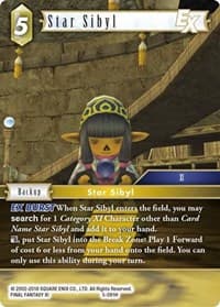 Star Sibyl EX - Opus V - Final Fantasy TCG card