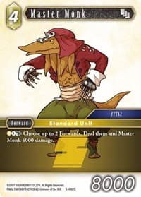 Master Monk - Opus V - Final Fantasy TCG card