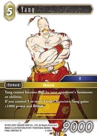 Yang - Opus V - Final Fantasy TCG card