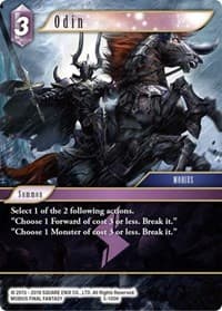 Odin - Opus V - Final Fantasy TCG card