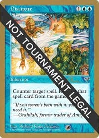 Dissipate - 1997 Paul McCabe (MIR) (SB) - World Championship Decks - Magic: The Gathering card
