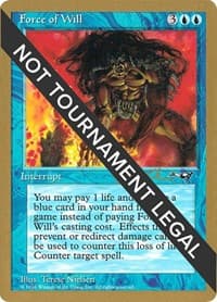 Force of Will - 1997 Paul McCabe (ALL) - World Championship Decks - Magic: The Gathering card