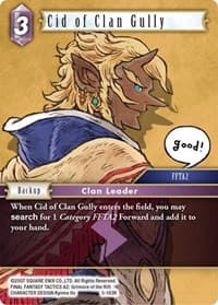Cid of Clan Gully - Opus V - Final Fantasy TCG card