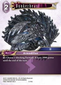 Bunkerbeast - Opus V - Final Fantasy TCG card