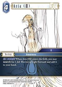 Aria (III) EX - Opus V - Final Fantasy TCG card