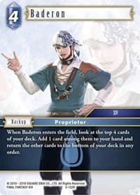 Baderon - Opus V - Final Fantasy TCG card