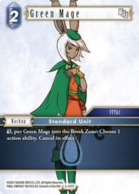 Green Mage - Opus V - Final Fantasy TCG card