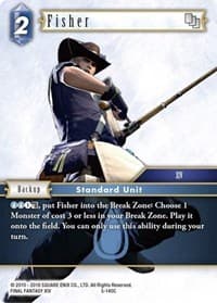 Fisher - Opus V - Final Fantasy TCG card