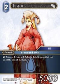 Orator (Female Unit) - Opus V - Final Fantasy TCG card