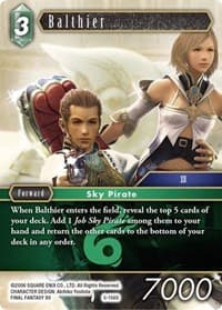 Balthier - Opus V - Final Fantasy TCG card