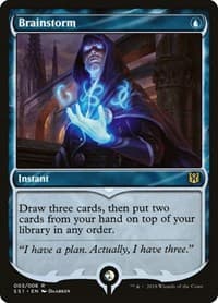 Brainstorm - Signature Spellbook: Jace - Magic: The Gathering card