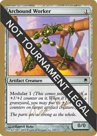 Arcbound Worker - 2004 Aeo Paquette (DST) - World Championship Decks - Magic: The Gathering card