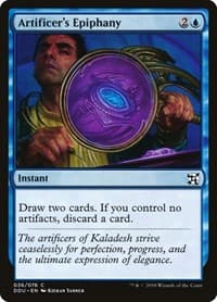 Artificer's Epiphany - Duel Decks: Elves vs. Inventors - Magic: The Gathering card