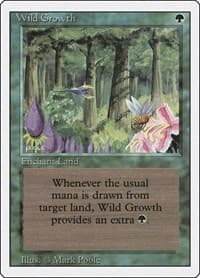 Wild Growth - Revised Edition - Magic: The Gathering card