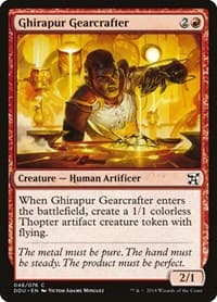 Ghirapur Gearcrafter - Duel Decks: Elves vs. Inventors - Magic: The Gathering card