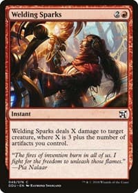 Welding Sparks - Duel Decks: Elves vs. Inventors - Magic: The Gathering card