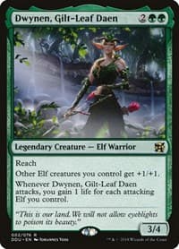 Dwynen, Gilt-Leaf Daen - Duel Decks: Elves vs. Inventors - Magic: The Gathering card