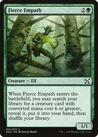 Fierce Empath - Duel Decks: Elves vs. Inventors - Magic: The Gathering card