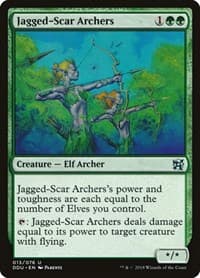 Jagged-Scar Archers - Duel Decks: Elves vs. Inventors - Magic: The Gathering card