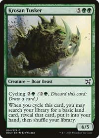 Krosan Tusker - Duel Decks: Elves vs. Inventors - Magic: The Gathering card