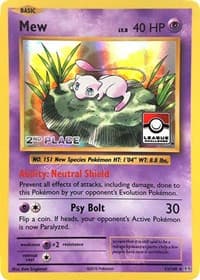 Mew - 53/108 (League Challenge) [2nd Place] - League & Championship Cards - Pokemon card