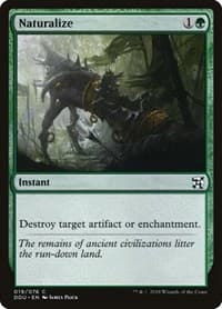 Naturalize - Duel Decks: Elves vs. Inventors - Magic: The Gathering card