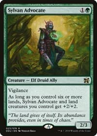 Sylvan Advocate - Duel Decks: Elves vs. Inventors - Magic: The Gathering card