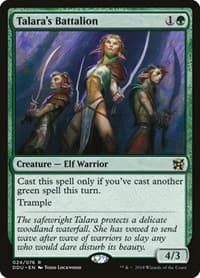Talara's Battalion - Duel Decks: Elves vs. Inventors - Magic: The Gathering card