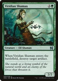 Viridian Shaman - Duel Decks: Elves vs. Inventors - Magic: The Gathering card