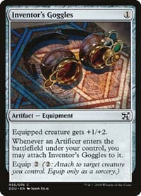 Inventor's Goggles - Duel Decks: Elves vs. Inventors - Magic: The Gathering card